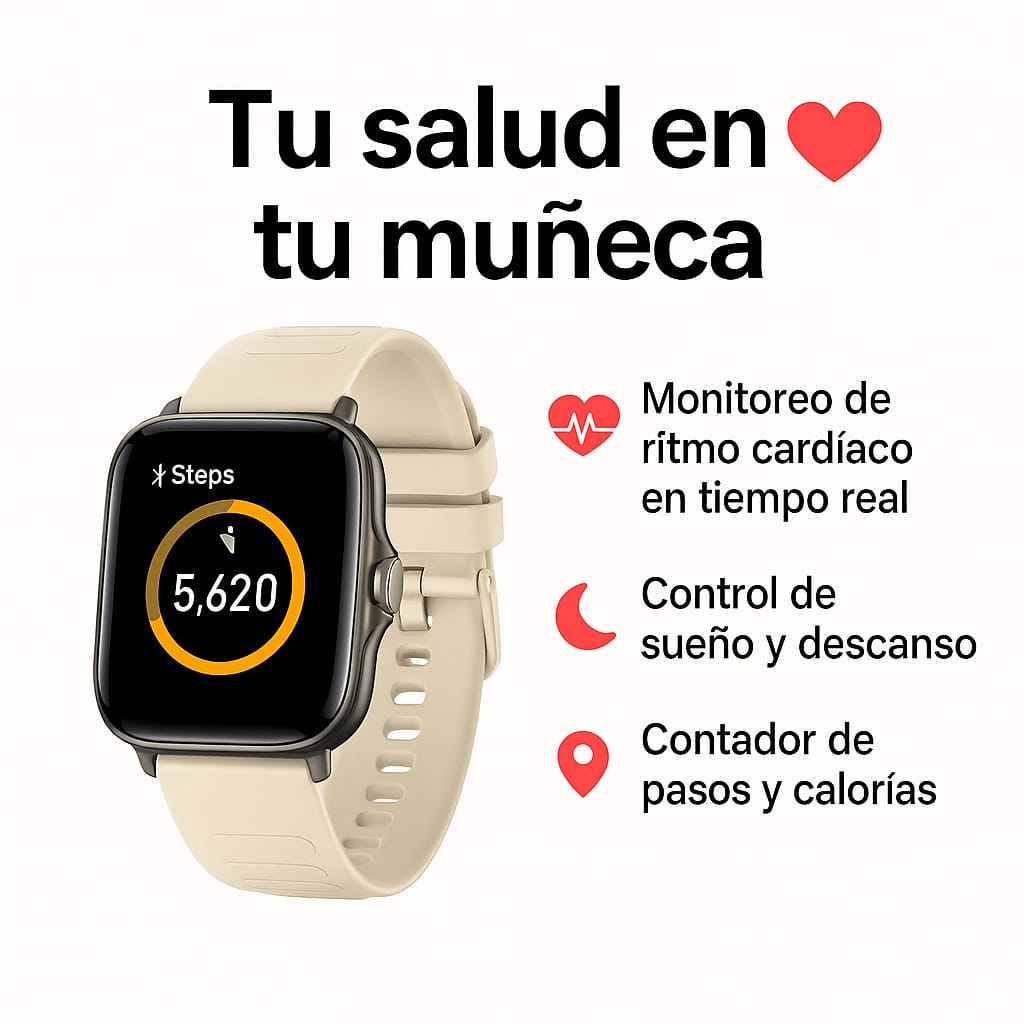SmartWhatch / 7 correas, llamadas, notificaciones, fitness...